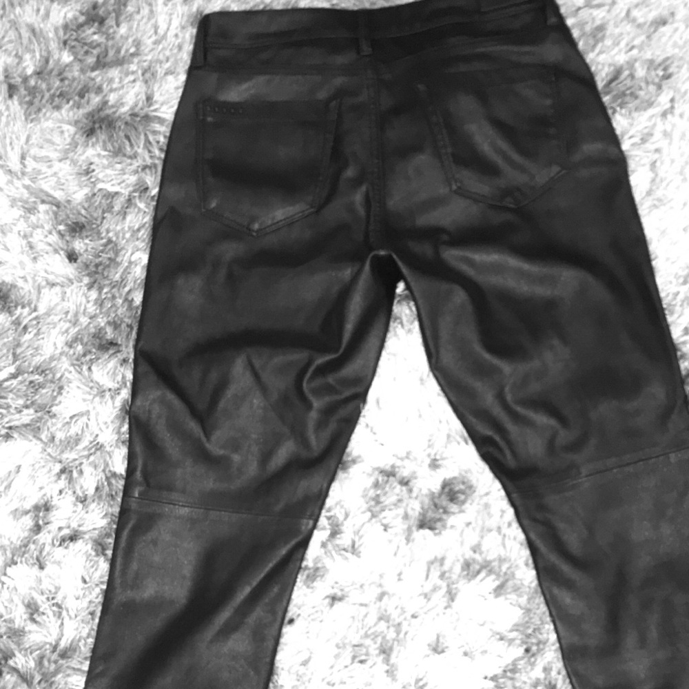 BLANKNYC faux leather like jeans